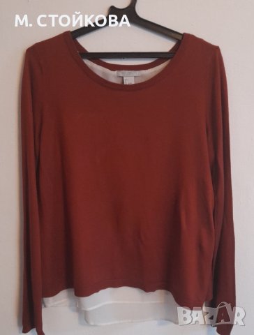 пролетна блуза с дълъг ръкав на НМ, снимка 1 - Блузи с дълъг ръкав и пуловери - 40547611