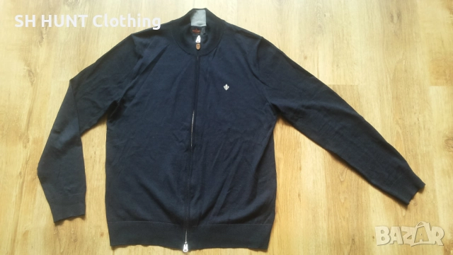 MORRIS Merino Zip Cardigan 100% Merino Wool размер L жилетка 100% Мерино вълна - 1818