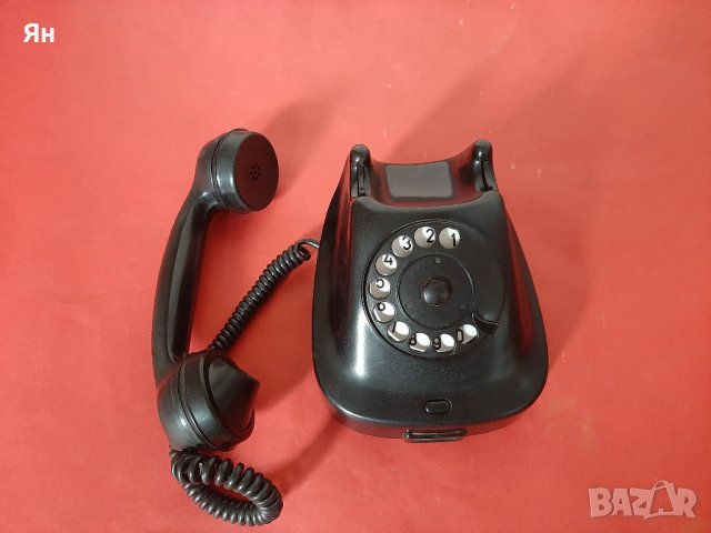 Български Стар Ретро Бакелитов Телефон от 1961г , снимка 2 - Антикварни и старинни предмети - 41446800