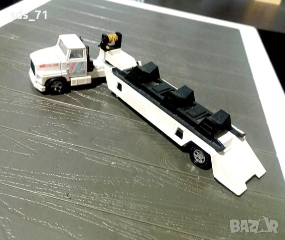 Метална количка ТИР ,с откачаща се платформа kaчествена изработка за колекция 30 лв, снимка 4 - Колекции - 52173955