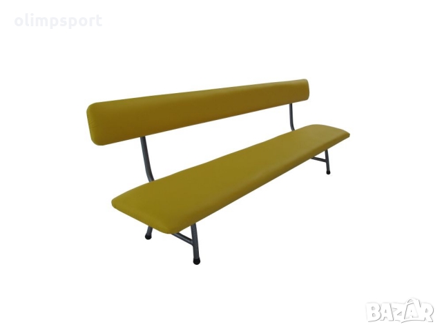 Тапицирана пейка с облегалка TP3 с дължина/ширина/височина 