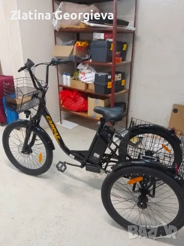 Електрически велосипед, триколка, E-Bike e-Senior JSX24560E, Carpat