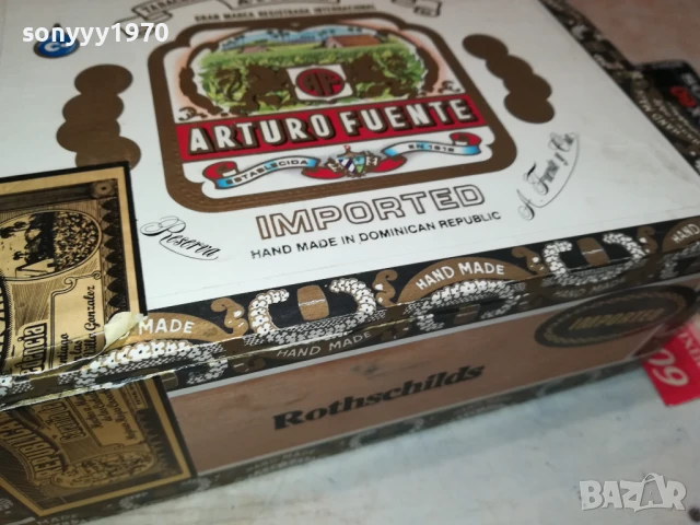 ARTURO FUENTE ROTHSCHILDS-ДЪРВЕНА КУТИЯ ЗА КОЛЕКЦИЯ 1108250837, снимка 6 - Колекции - 51323373