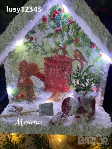 Къщичка-Снежна приказка!, снимка 4 - Декорация за дома - 52237619