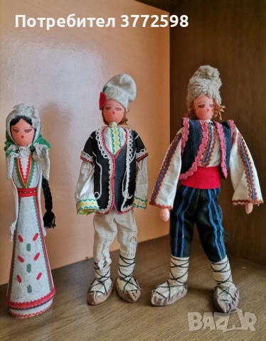 Дървени кукли с народна носия, снимка 5 - Антикварни и старинни предмети - 52307183