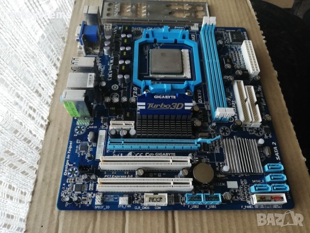 Дънна платка Gigabyte GA-MA78LMT-S2 Socket AM3 , снимка 3 - Дънни платки - 40188967