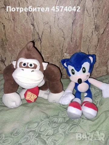 Плюшени играчки Sonic the Hedgehog и Donkey Kong