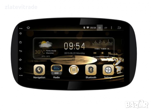 MERCEDES BENZ SMART C453, A453 2016-2022 - 9'' (LOW) АНДРОИД НАВИГАЦИЯ, 9320