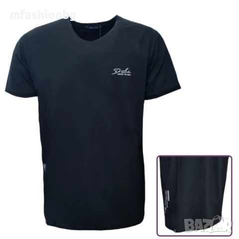 Мъжки тениски "BLUE & RED" - Големи размери до 7XL, снимка 6 - Тениски - 50923826