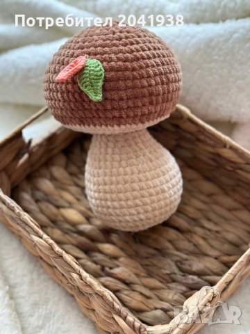 Плетени гъбки, снимка 2 - Играчки за стая - 42448365