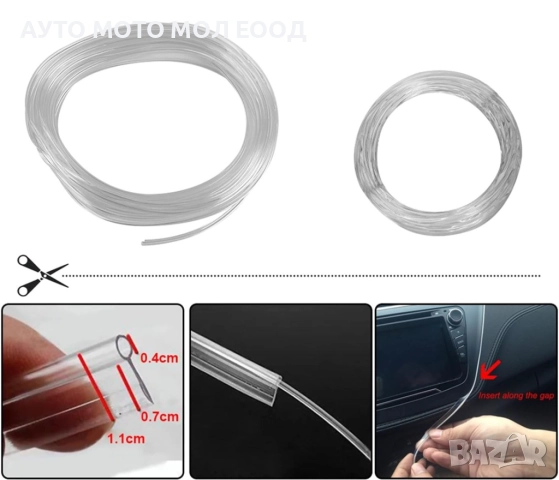 LED RGB лента за интериорно осветление на автомобил с дължина 6 метра., снимка 7 - Аксесоари и консумативи - 52324926