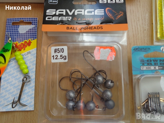 Тройни куки,воблери,блесни,силикони,джиг глави и др., снимка 5 - Такъми - 52502795