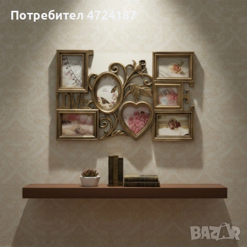 Любовна Феерия – декоративна фоторамка за 7 снимки, снимка 4 - Декорация за дома - 53291808