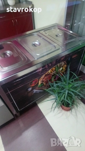 Топла витрина за 3 гастронорми, снимка 3 - Обзавеждане за заведение - 53179292