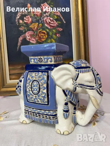 Винтидж керамичен слон в перфетно състояние. 