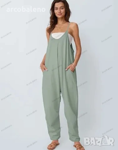 Дамски ежедневен гащеризон с тиранти, 4цвята , снимка 12 - Гащеризони - 51252832