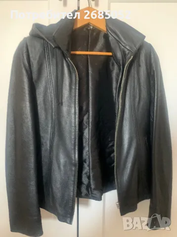 Дамско яке от естествена кожа размер S, снимка 3 - Якета - 49244595