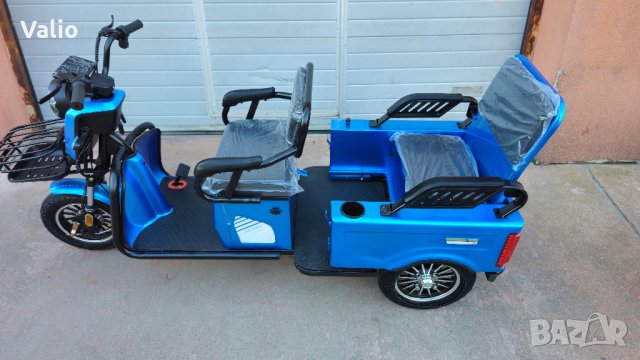 Електрическа триколка двуместна товарна, снимка 16 - Мотоциклети и мототехника - 44444427