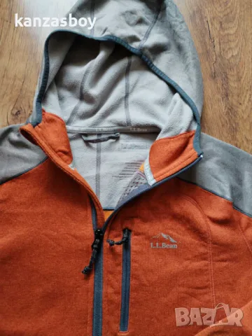 L.l. BEAN Slightly Fitted Hoodie - страхотно мъжко горнище L, снимка 2 - Спортни дрехи, екипи - 48967291
