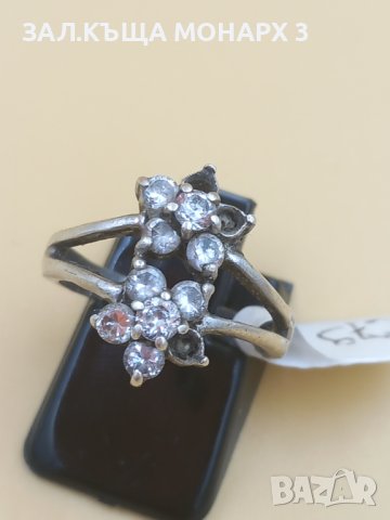 Дамски сребърен пръстен, снимка 4 - Пръстени - 43605765