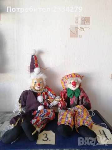 Стари порцеланови венециански и немски кукли,клоуни и Арлекин. , снимка 7 - Колекции - 52431369