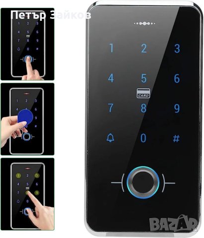 Заключване на врати с пръстови отпечатъци Четец на карти с парола IP68 Водоустойчив , снимка 4 - Друга електроника - 41230414