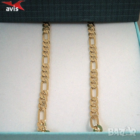 Синджир с 14К златно покритие 254573, снимка 2 - Колиета, медальони, синджири - 53016673