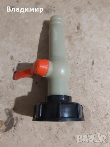 Капачка с ПВЦ кран 1"  за бидон 1 тон, снимка 4 - Напояване - 49238807