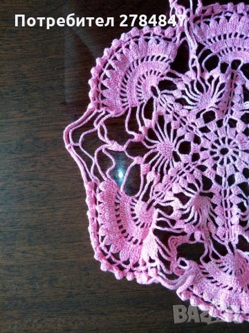 Плетено на една кука каренце, снимка 3 - Декорация за дома - 35665868