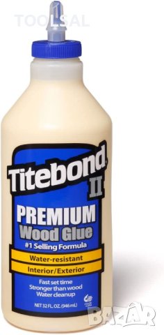 Лепило за дърво Titebond II Premium, 946g