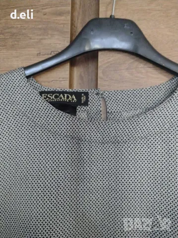 ESCADA Original Size L 100% Коприна Страхотна риза, снимка 4 - Ризи - 47589083