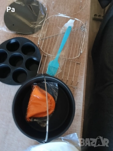 12 броя аксесоари за Air fryer 7 инча, снимка 3 - Мултикукъри - 53860068