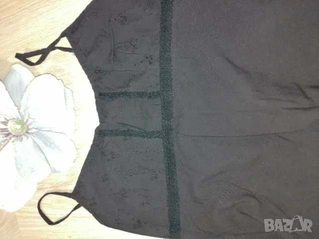 Рокля с бродерии и асиметрична дължина, снимка 5 - Рокли - 48295733