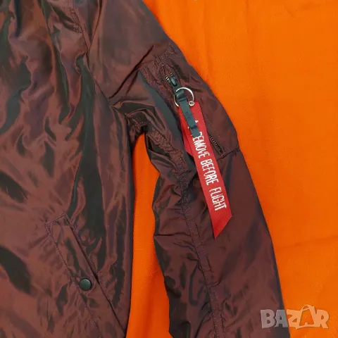 ALPHA INDUSTRIES  леко бомбър яке , унисекс модел - размер S-M, снимка 10 - Якета - 47412109
