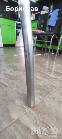 Стъклена трапезна маса на две нива., снимка 6 - Маси - 51790239