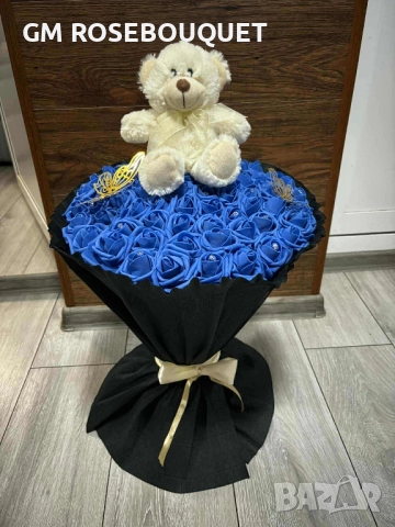 Наличен букет от фоамени рози, снимка 1
