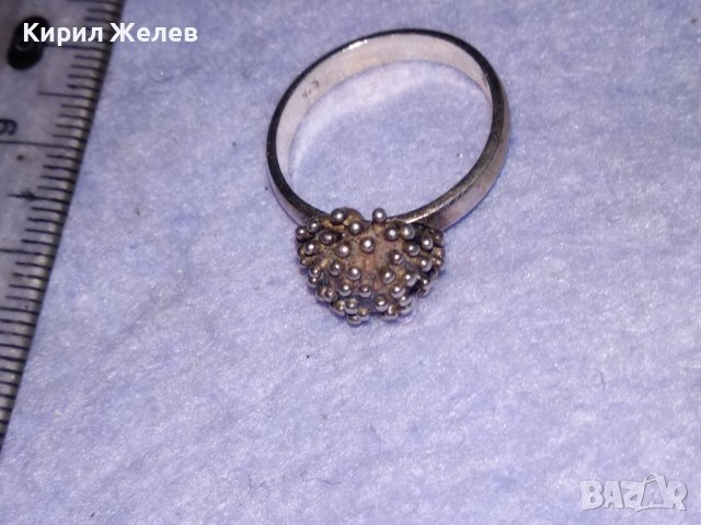 СРЕБЪРЕН ФЕШЪН АРТ ПРЪСТЕН СРЕБРО 925 АНГЛИЯ БУТИКОВ ДИЗАЙН 38677, снимка 9 - Пръстени - 41637917