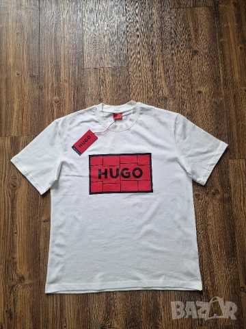 Страхотна мъжка тениска HUGO BOSS размер S M L XL 2XL 