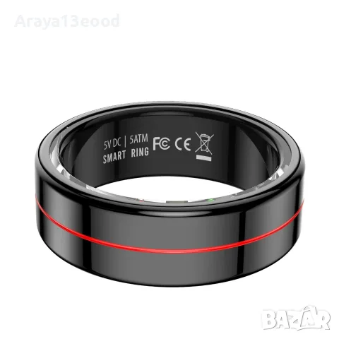 R04 Smart Ring – смарт пръстен с измерване на пулс, кислород, сън и физическа активност, размер 10, снимка 3 - Смарт гривни - 56165325