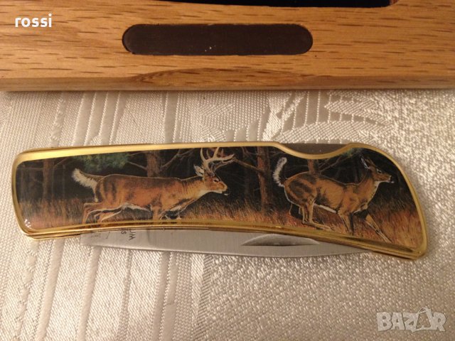 Немски ловен нож MAGNUM Stainless с елен и сърна в специална кутия, снимка 2 - Ножове - 39828520