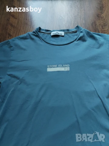 stone island - страхотна мъжка тениска КАТО НОВА Л, снимка 4 - Тениски - 50535898