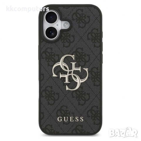 Оригинален кейс Guess Big 4G Logo Classic, За iPhone 17 (6.3), Черен, снимка 2 - Калъфи, кейсове - 51825798