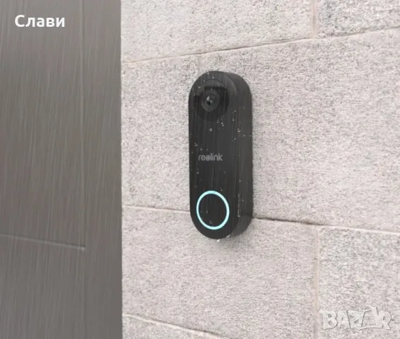 Reolink Video Doorbell Wifi Видео звънец за врата , черен, бял, снимка 5 - HD камери - 49957486