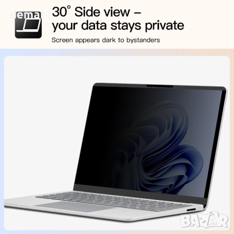 Магнитен екран за поверителност ZOEGAA за 13,5-инчов лаптоп Microsoft Surface (6/5/4/3/2/1), снимка 4 - Лаптоп аксесоари - 51934382