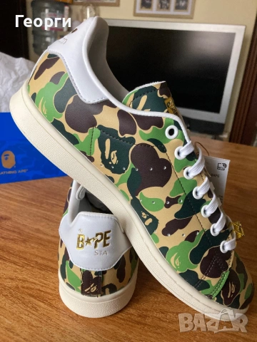 Оригинални мъжки маратонки Adidas Stan S, снимка 9 - Маратонки - 53373354