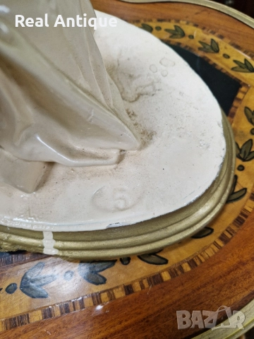 Прекрасна голяма антикварна керамична фигура статуетка композиция , снимка 8 - Статуетки - 51784624