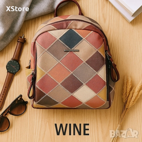 Модерна и цветна дамска раница, снимка 3 - Раници - 52585855