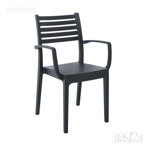 Стол трапезен градински OLIMPIA ARM Черен