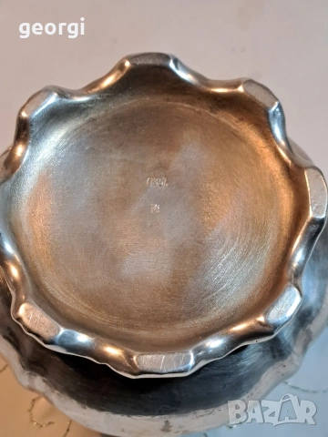 порцеланова захарница WMF с посребрен обков, снимка 6 - Сервизи - 53287972