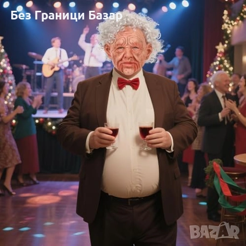 Нова Страшна маска старец за костюм, карнавал, тематични събития Хелоуин и косплей, снимка 7 - Други - 51896990